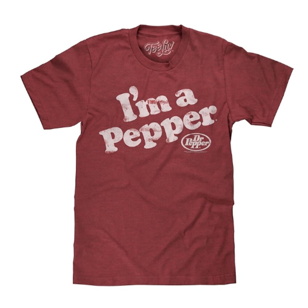 Dr. Pepper "I'm A Pepper" Short Sleeve Heathered Tee